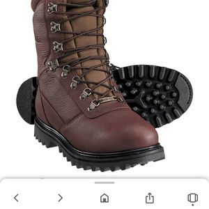 Men’s leather 800gram Thinsulate boots. Brand new